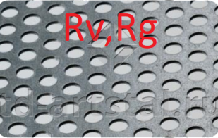 Лист 1,5 мм перфорированный алюминиевый Rv 2-3.5 в Старом Осколе