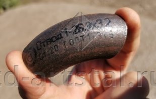 Отвод 26,9х3,2 стальной 45 гр. ст.20 в Кемерово